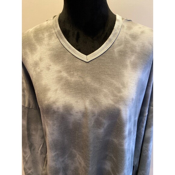 Cupio  Tie Dye Sage Green Shirt Hoodie Womens Size 3X Super Soft Comfortable - Picture 3 of 11